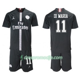 Paris Saint Germain Dres Di Maria 11 Jodan Crna Dječji Treći 2018/19 Kratkih Rukava